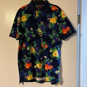 Polo shirt - floral - medium